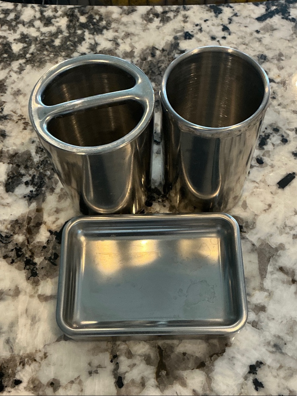 Threshold Stainless Steel Bath Accessory Set in Silver